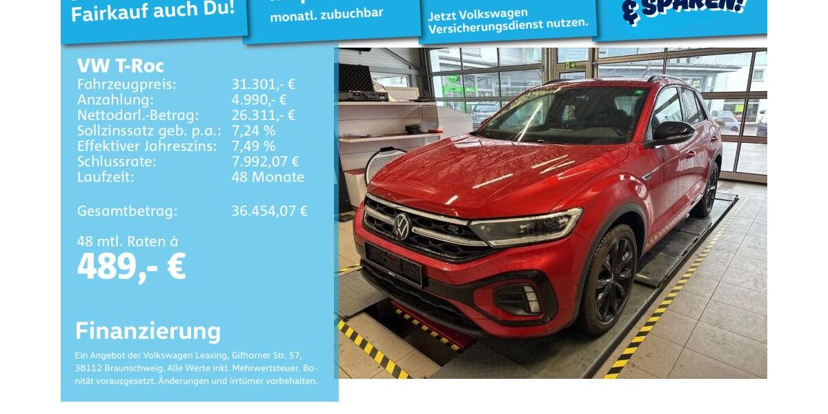 VW T-Roc 27.215 km 30.988 &euro; Mannheim 68309