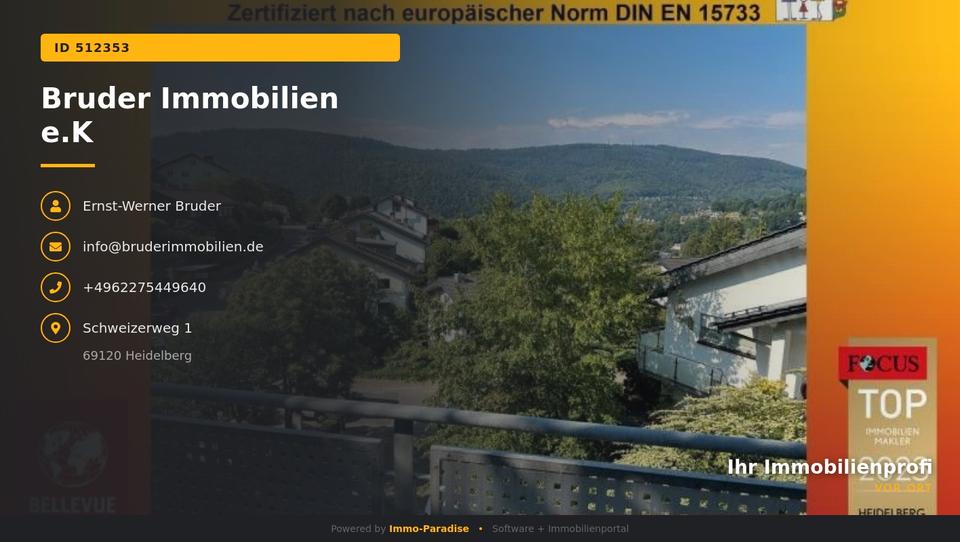 Etagenwohnung Heidelberg Peterstal - 3 Zimmer, 106 m&sup2;, 1.390&euro; | Angebot:25307035