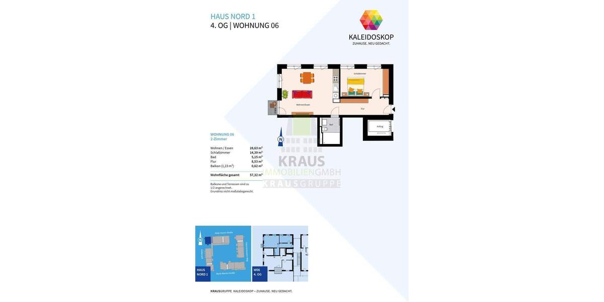 Etagenwohnung Heidelberg Rohrbach - 2 Zimmer, 57 m&sup2;, 395.000&euro; | Angebot:25771275