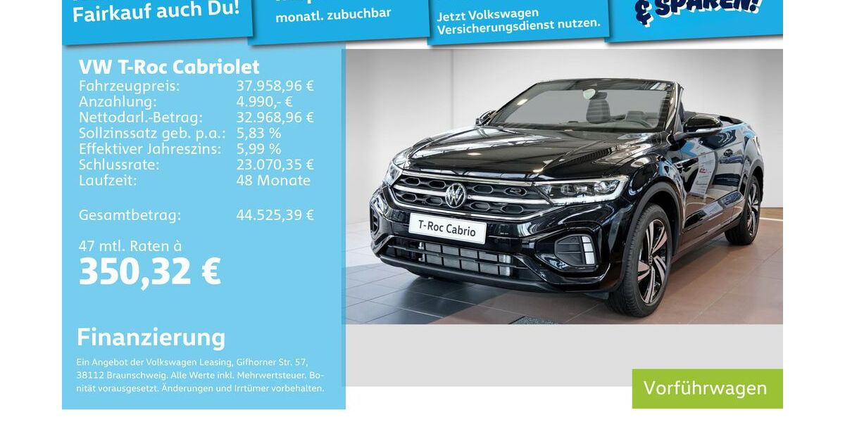 VW T-Roc 10.900 km 34.640 &euro; Mannheim 68309