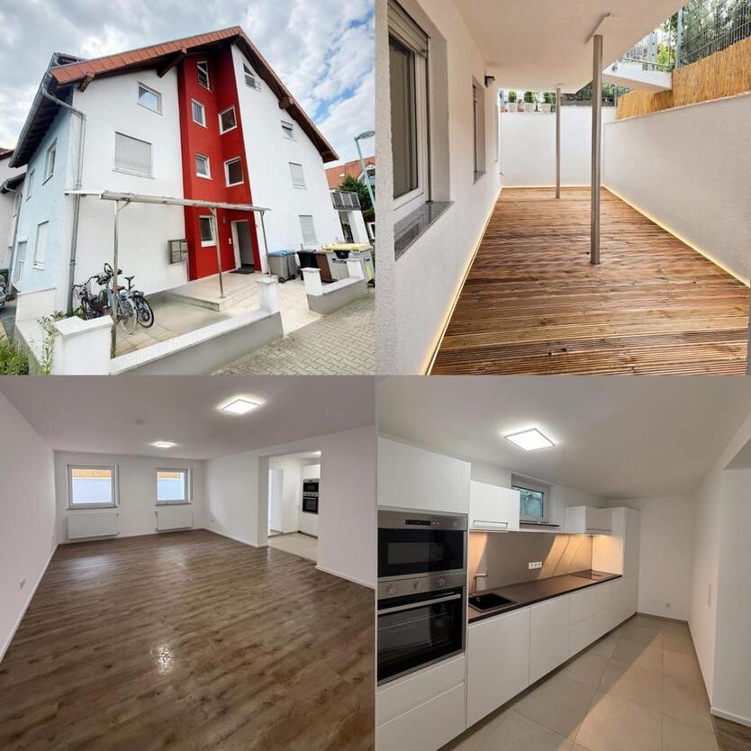 Kernsanierte 2,5ZKB-Souterrain-Wohnung in Mannheim