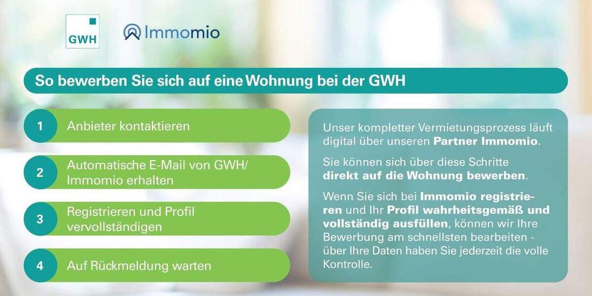 Etagenwohnung Heppenheim - 3 Zimmer, 62 m&sup2;, 780&euro; | Angebot:26160469