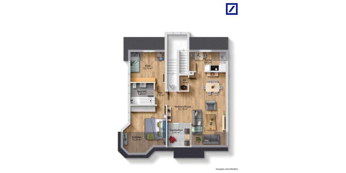 Etagenwohnung Leimen - 3 Zimmer, 79 m&sup2;, 229.000&euro; | Angebot:25929406