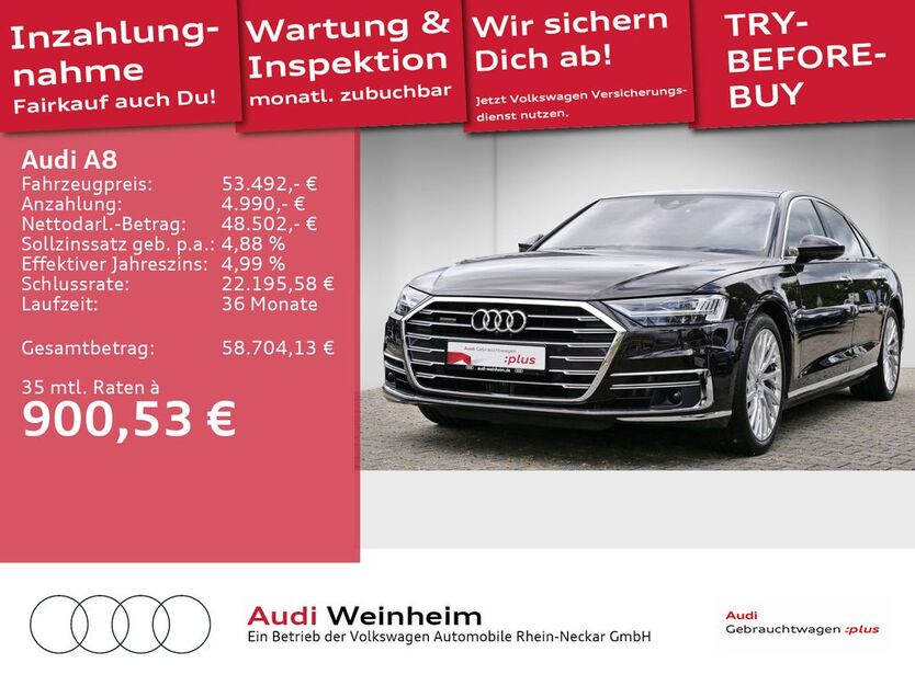 Audi A8 88.954 km 51.999 € Weinheim 69469