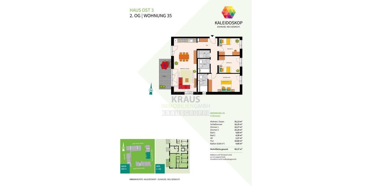 4-Zimmer-Neubauwohnung 4 zimmer