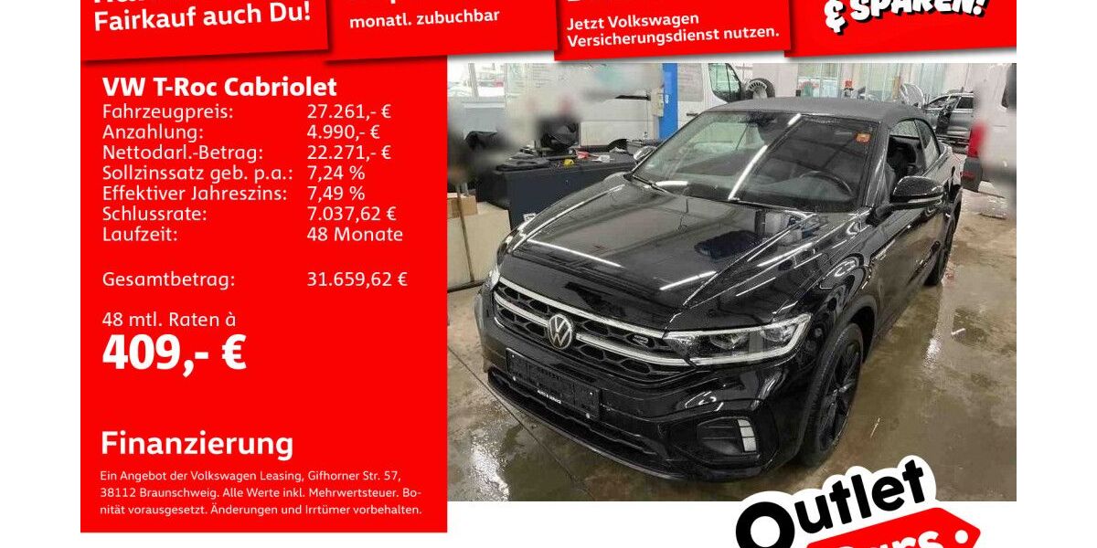 VW T-Roc 35.828 km 26.988 &euro; Mannheim 68309