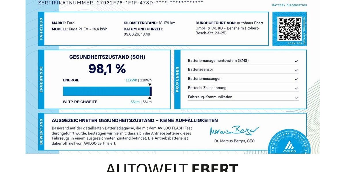Ford Kuga 17.990 km 24.440 &euro; Weinheim 69469