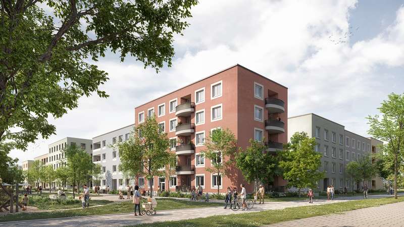 Etagenwohnung Heidelberg Boxberg - 3 Zimmer, 74 m&sup2;, 775&euro; | Angebot:27023301