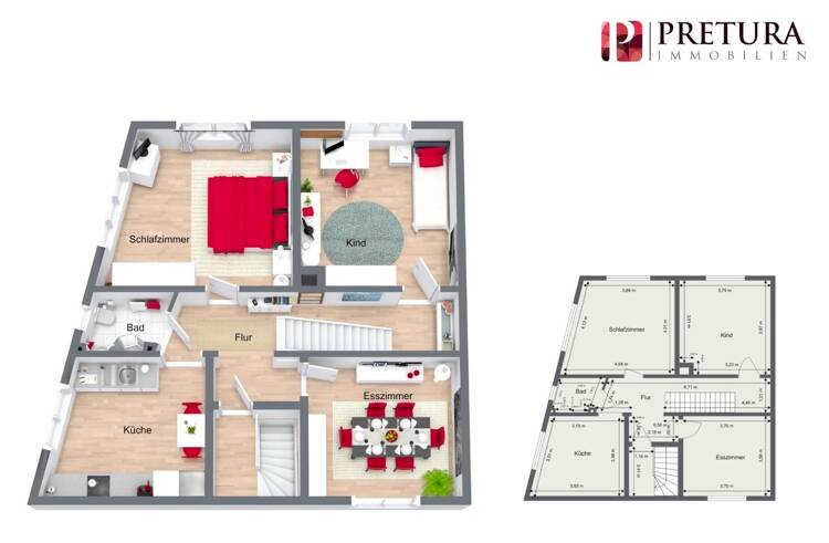 Mehrfamilienhaus, Wohnhaus Mannheim / Neckarau Neckarau - 9 Zimmer, 200 m&sup2;, 510.000&euro; | Angebot:26139134