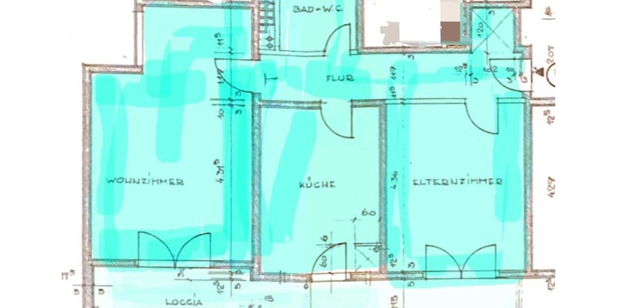Etagenwohnung Speyer - 2 Zimmer, 72 m&sup2;, 1.000&euro; | Angebot:26286687