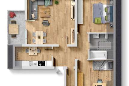 Wohnung Lautertal / Elmshausen Elmshausen - 3 Zimmer, 65 m&sup2;, 139.500&euro; | Angebot:26801690