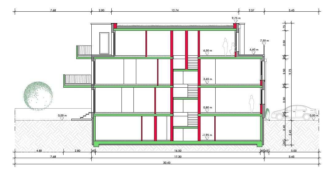Etagenwohnung Wiesloch Baiertal - 2 Zimmer, 57 m&sup2;, 325.000&euro; | Angebot:26065334