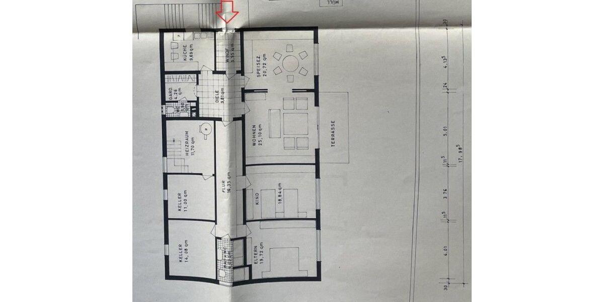 Leimen: 3 ZKB hoch am Hang, Terrasse u. Garage, renoviert 3 zimmer