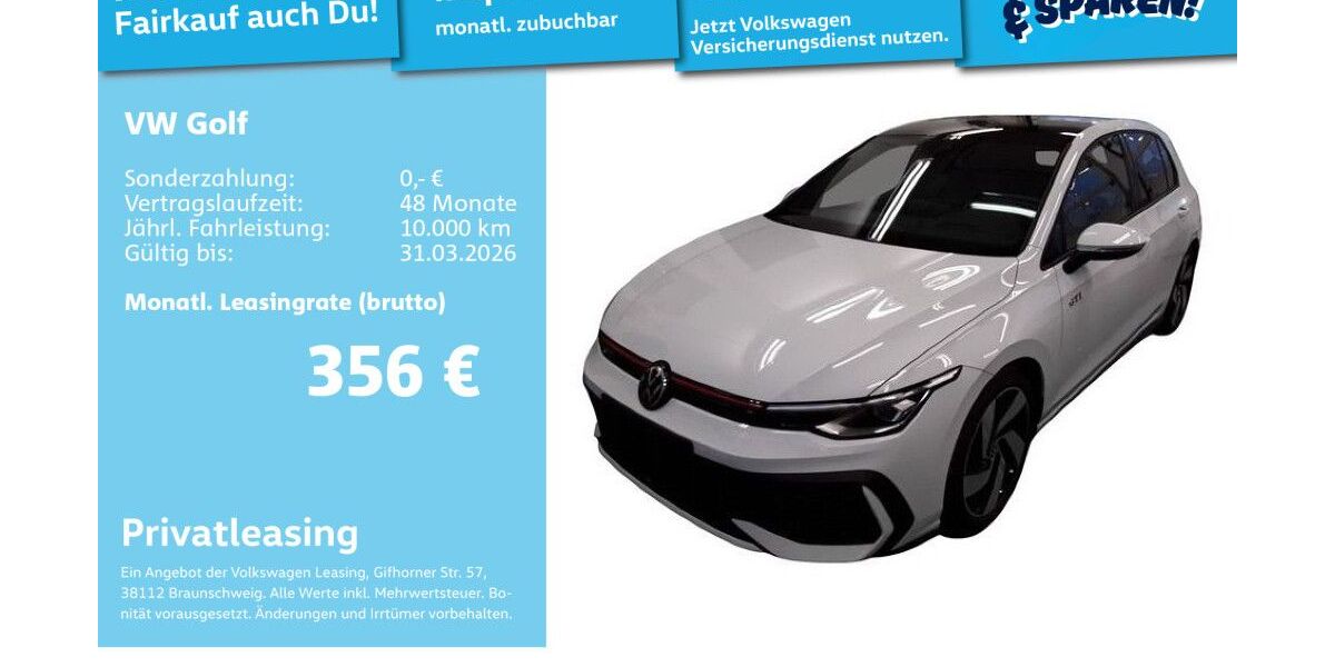 VW Golf 3.280 km 35.999 &euro; Mannheim 68309