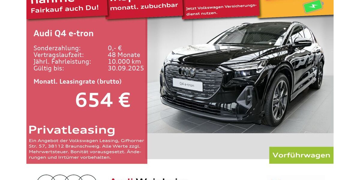 Audi Q4 e-tron 17.900 km 50.999 &euro; Weinheim 69469