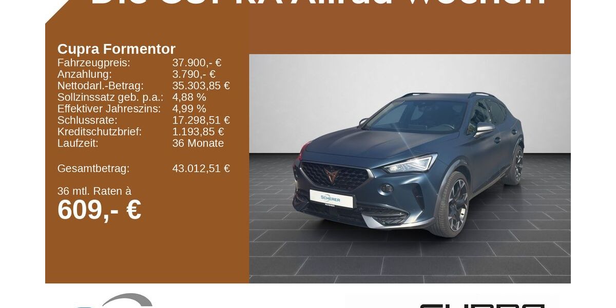 Cupra Formentor 18.965 km 33.900 &euro; Ludwigshafen 67063