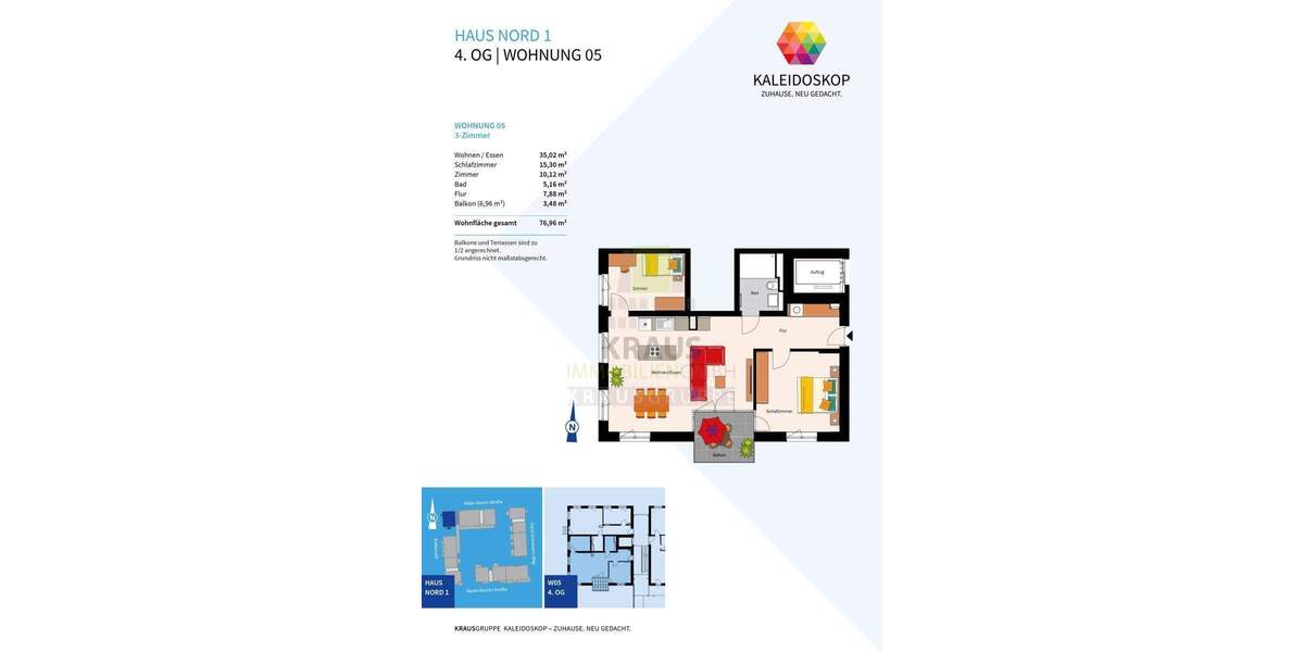 Etagenwohnung Heidelberg Rohrbach - 3 Zimmer, 77 m&sup2;, 529.000&euro; | Angebot:25797196