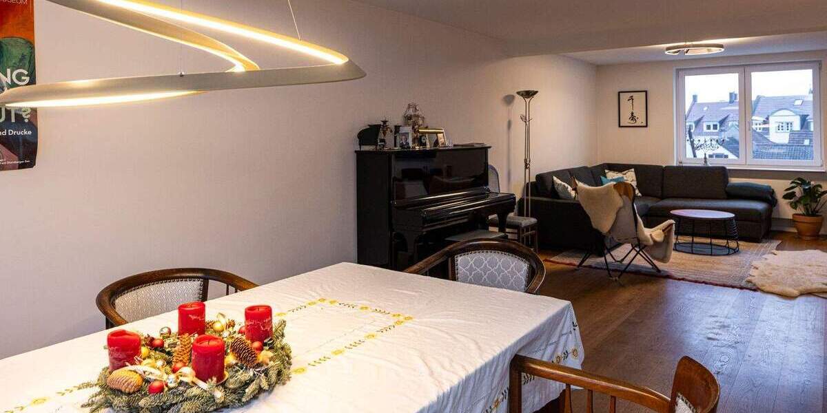 Handschuhsheim - kernsanierte Altbau-Maisonette mit Kamin, Terrasse und besonderem Grundriss 5 zimmer