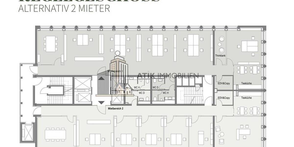 ATIK: High-End-Bürofläche im repräsentativen Erdgeschoss-provisionsfrei - Gewerbeobjekt Mannheim / Schwetzingerstadt Oststadt Oststadt | Angebot:26267356