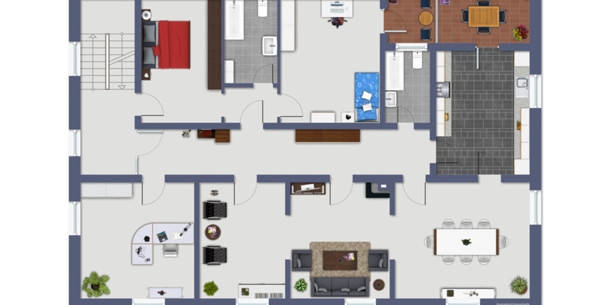 Exklusive Eigentumswohnung mit Gartenanteil und Loggien 5 zimmer