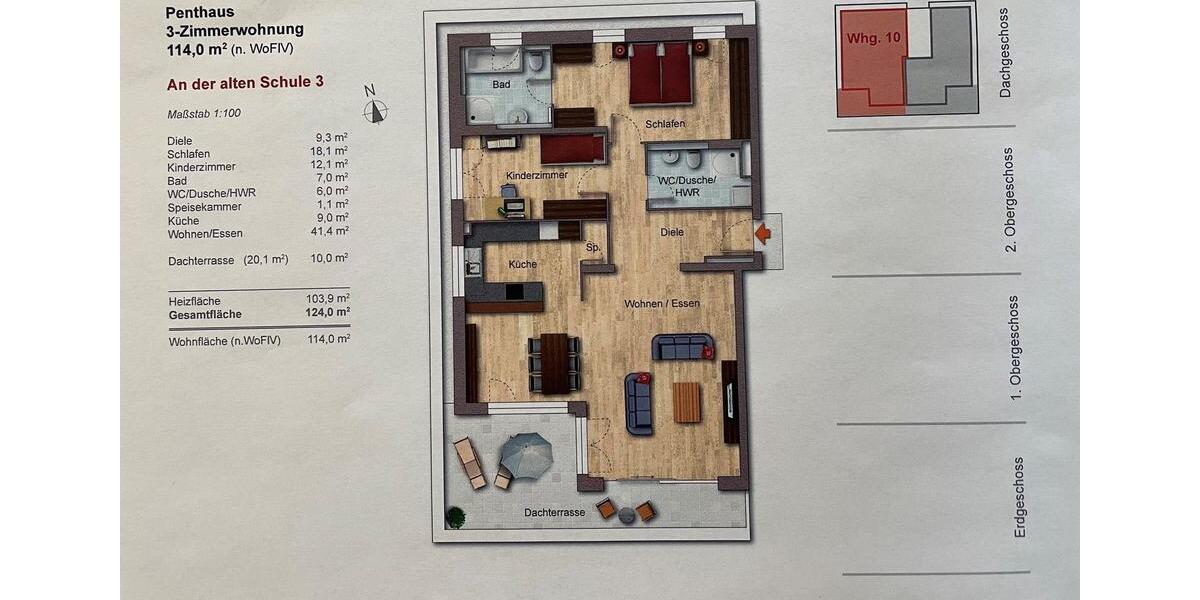 Einfamilienhaus Neulußheim - 3.5 Zimmer, 115 m&sup2;, 529.000&euro; | Angebot:27076985