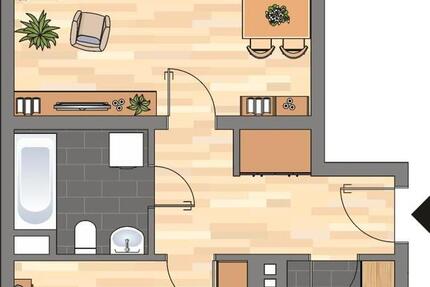 Demnächst frei! 2-Zimmer-Wohnung in Neustadt an der Weinstraße 2 zimmer