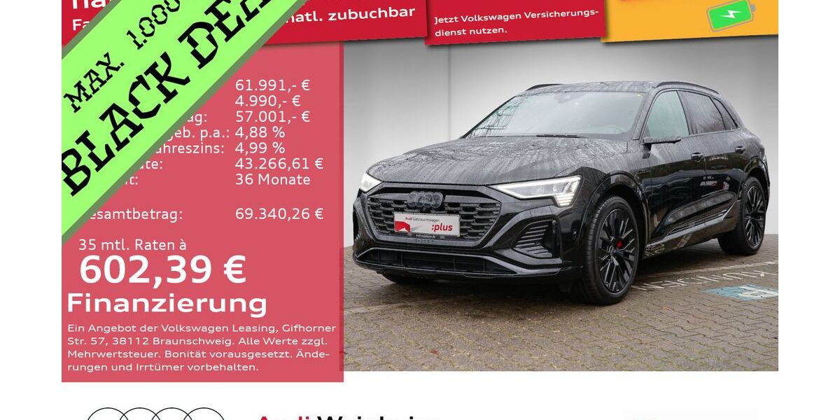 Audi Q8 e-tron 40.219 km 59.992 &euro; Weinheim 69469
