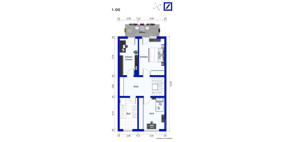 Reihenmittelhaus Speyer - 6 Zimmer, 168 m&sup2;, 499.000&euro; | Angebot:25865356