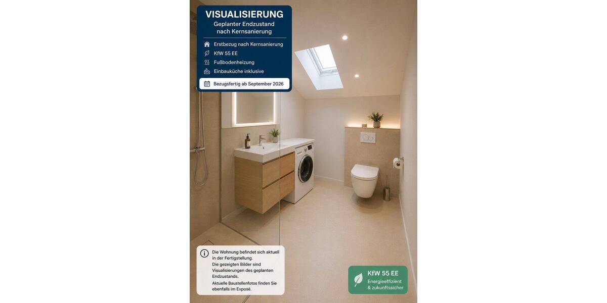 Etagenwohnung Gernsheim - 2 Zimmer, 65 m&sup2;, 990&euro; | Angebot:26919164