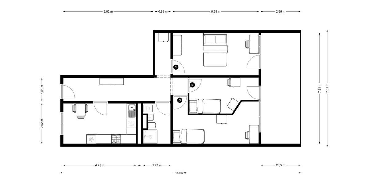 Etagenwohnung Heidelberg Boxberg - 1 Zimmer, 35 m&sup2;, 460&euro; | Angebot:26338839