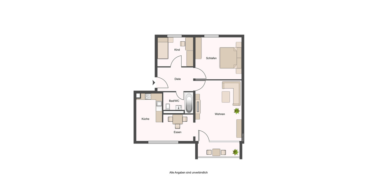 Etagenwohnung Mannheim Vogelstang - 3 Zimmer, 78 m&sup2;, 669&euro; | Angebot:26259335