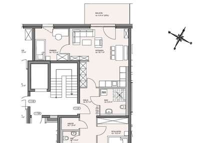 Wohnung zum Mieten in Speyer 644,91 € 94.84 m² 4 zimmer