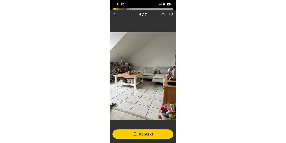 Dachgeschoßwohnung Leimen - 3 Zimmer, 63 m&sup2;, 249.000&euro; | Angebot:27228720