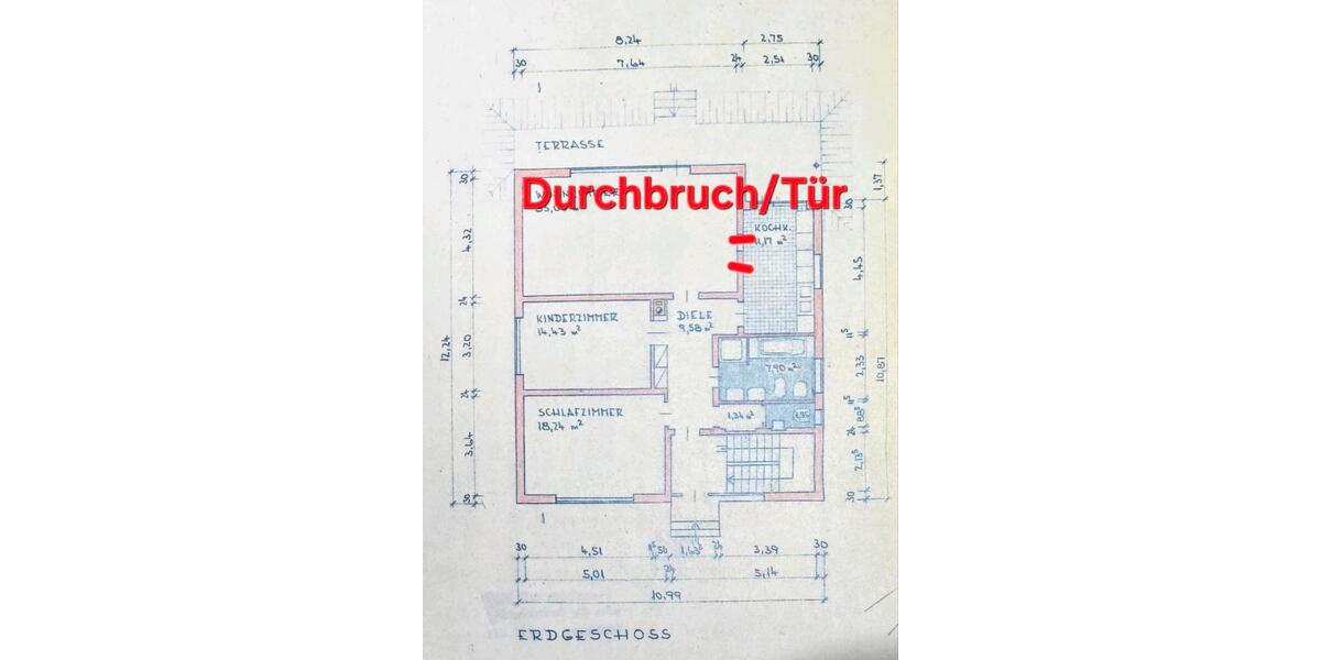 Erdgeschoßwohnung Reilingen - 3 Zimmer, 104 m&sup2;, 290.000&euro; | Angebot:26104326