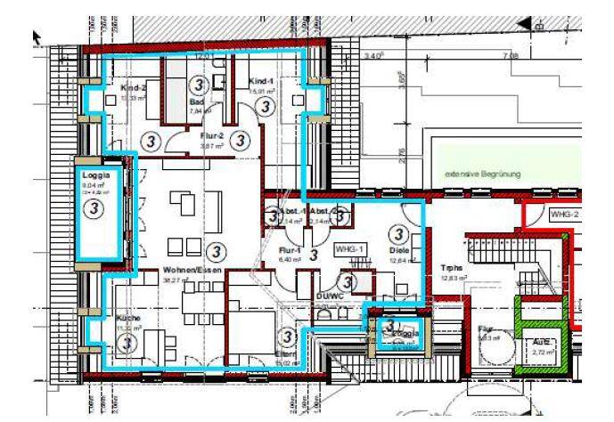 Etagenwohnung Walldorf - 5 Zimmer, 135 m&sup2;, 860.000&euro; | Angebot:25703044
