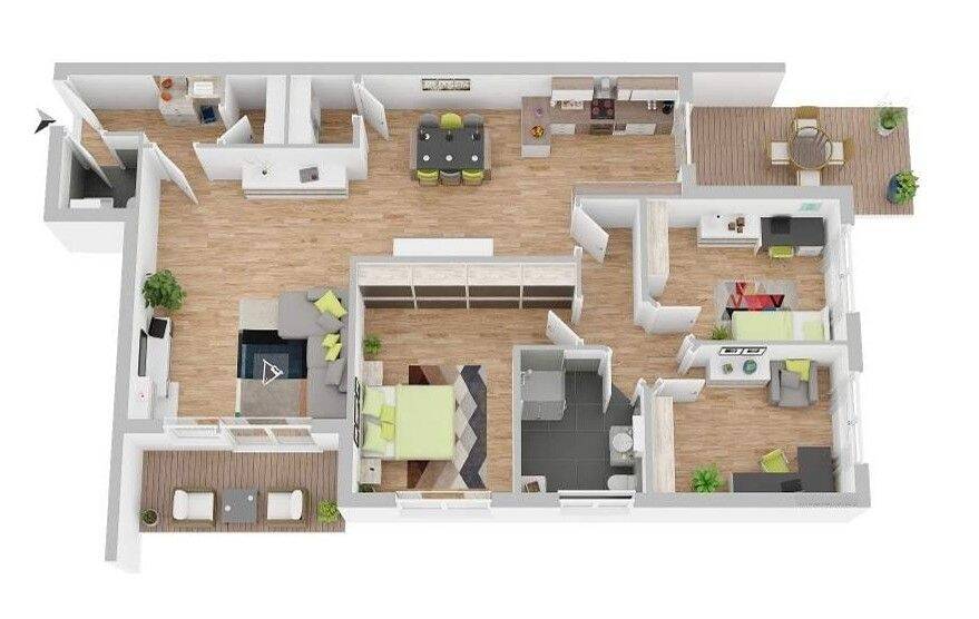 Etagenwohnung Friedelsheim - 4 Zimmer, 116 m&sup2;, 475.000&euro; | Angebot:25670449