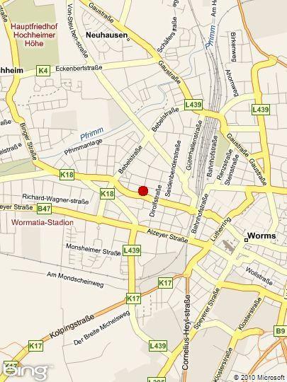Etagenwohnung Worms Westliche Vororte - 2 Zimmer, 46 m&sup2;, 529&euro; | Angebot:26334988