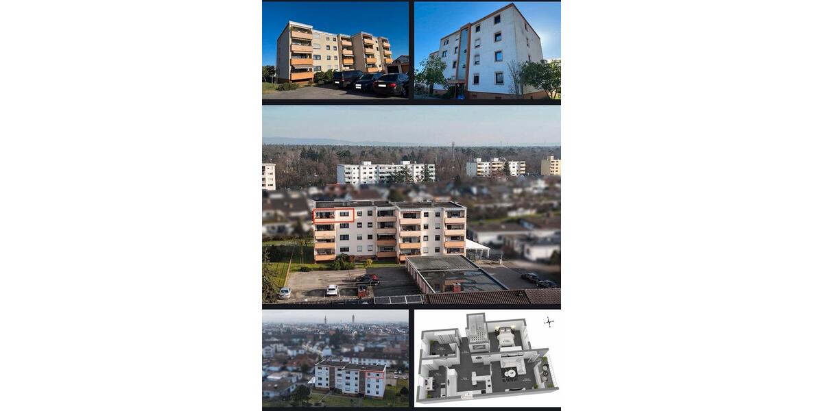 Etagenwohnung Hockenheim - 4 Zimmer, 89 m&sup2;, 267.000&euro; | Angebot:24770982