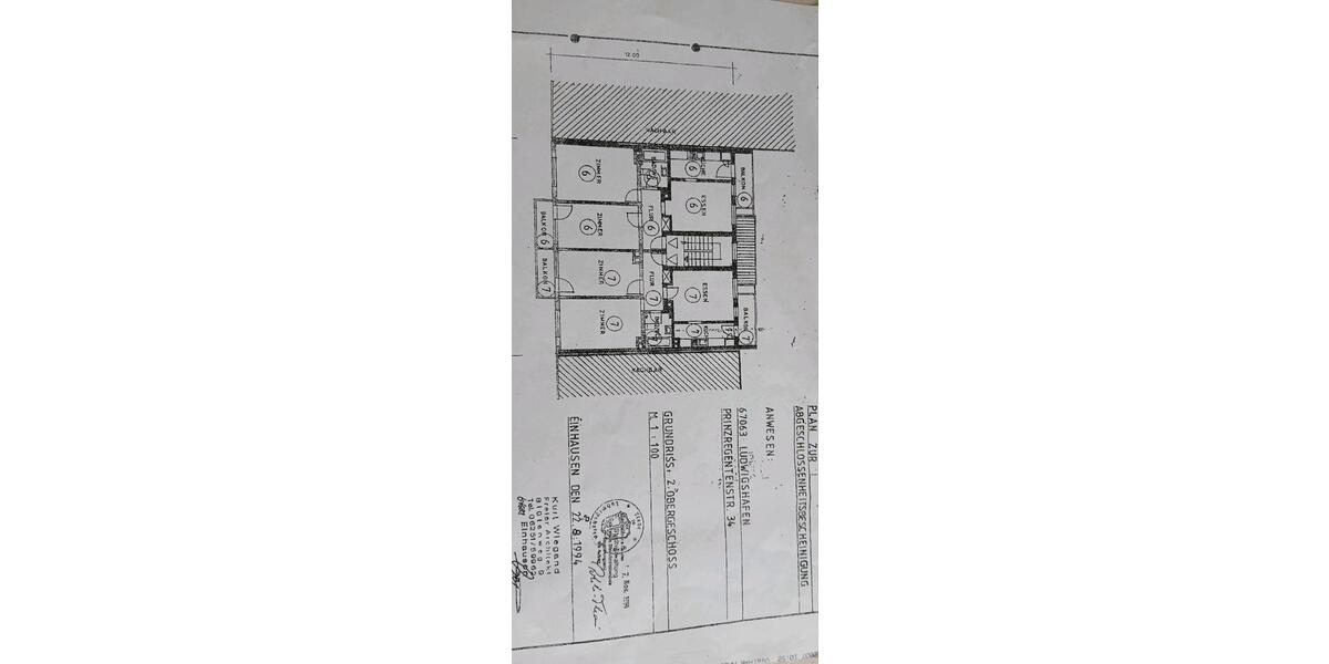 Etagenwohnung Ludwigshafen am Rhein Edigheim - 3 Zimmer, 70 m&sup2;, 219.000&euro; | Angebot:26121528