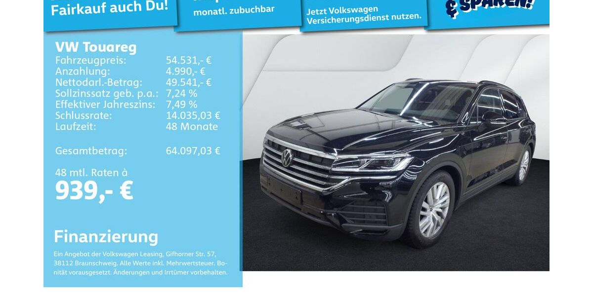 VW Touareg 25.011 km 54.031 &euro; Mannheim 68309