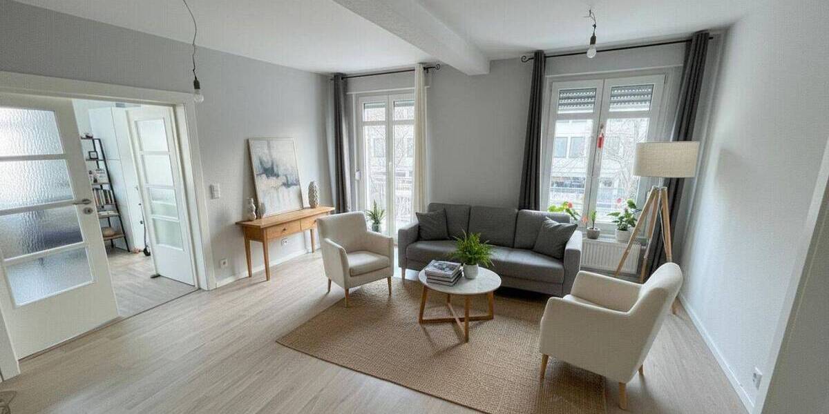 Etagenwohnung Mannheim Feudenheim - 3 Zimmer, 82 m&sup2;, 275.000&euro; | Angebot:26170897