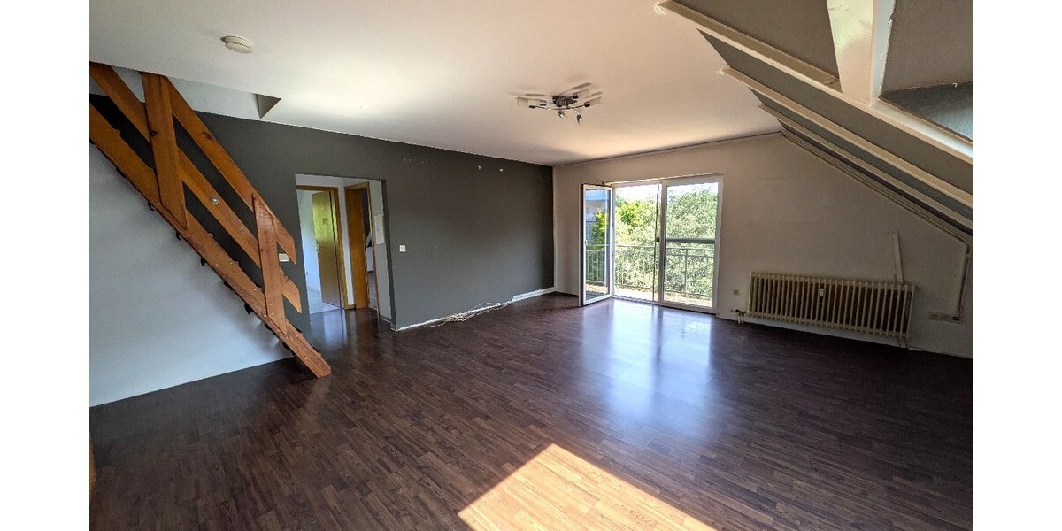 Maisonette im DG mit Balkon zur angenehmen Nordseite - Maisonettenwohnung Waghäusel Kirrlach | Angebot:27023521