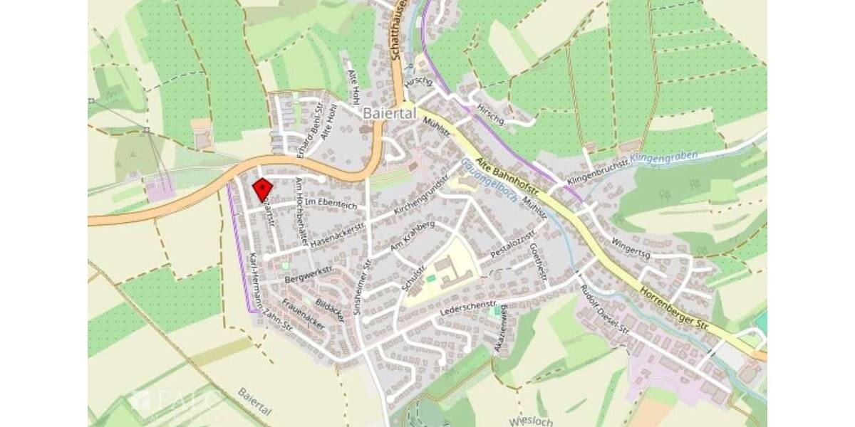 Etagenwohnung Wiesloch Baiertal - 2 Zimmer, 57 m&sup2;, 325.000&euro; | Angebot:26065334