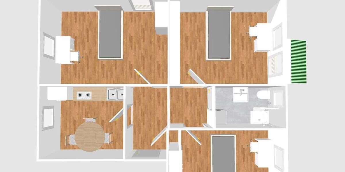 Etagenwohnung Mannheim Herzogenried - 1 Zimmer, 60 m&sup2;, 450&euro; | Angebot:25158624
