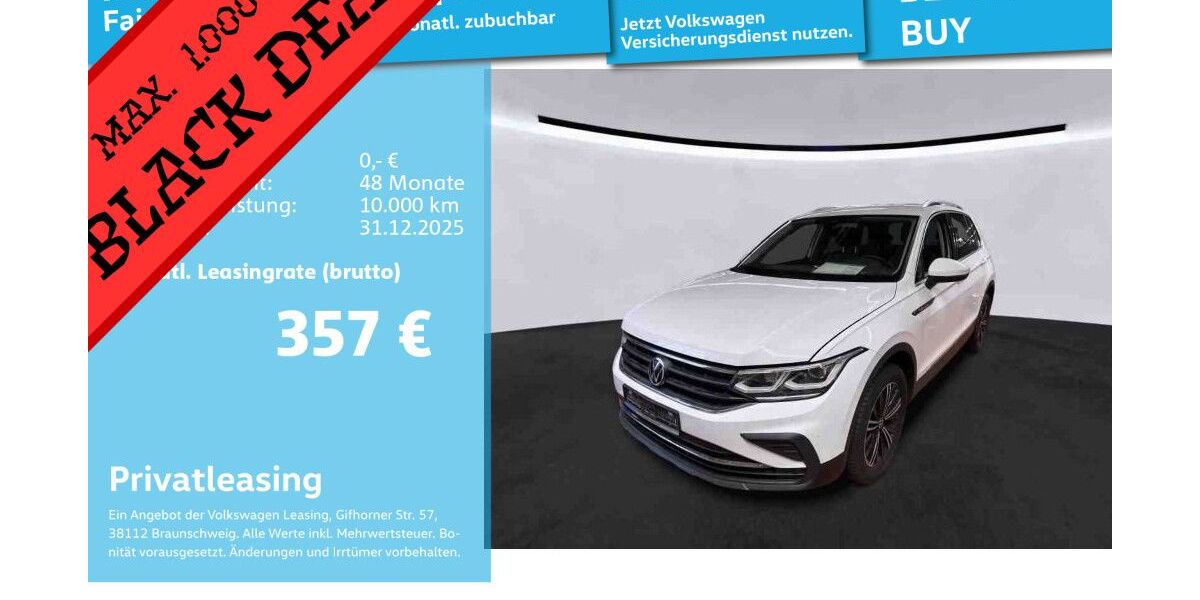 VW Tiguan 115.625 km 27.992 &euro; Mannheim 68309