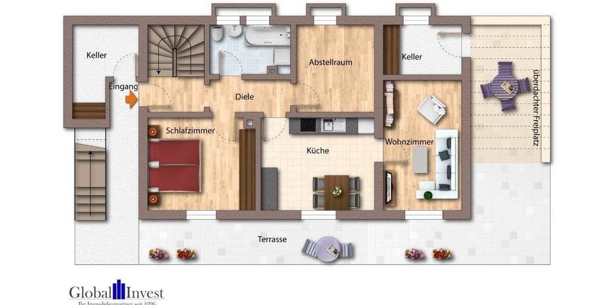 Mehrfamilienhaus, Wohnhaus Heidelberg / Ziegelhausen Ziegelhausen - 1 Zimmer, 205 m&sup2;, 529.000&euro; | Angebot:26142439
