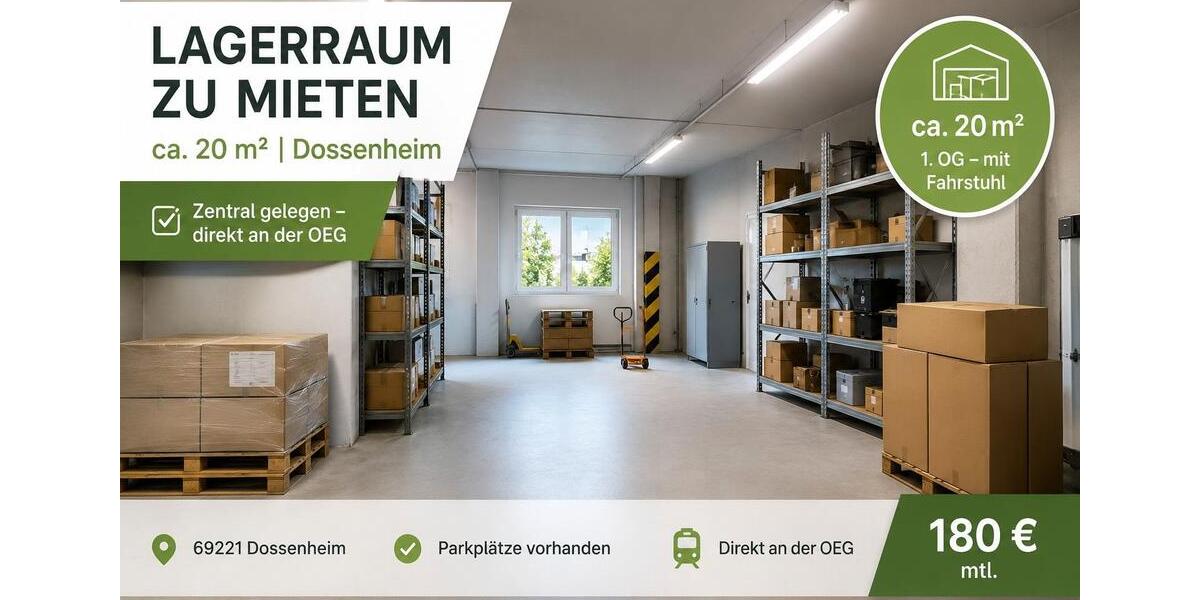 Gewerbeobjekt Dossenheim - 180&euro; | Angebot:26495306