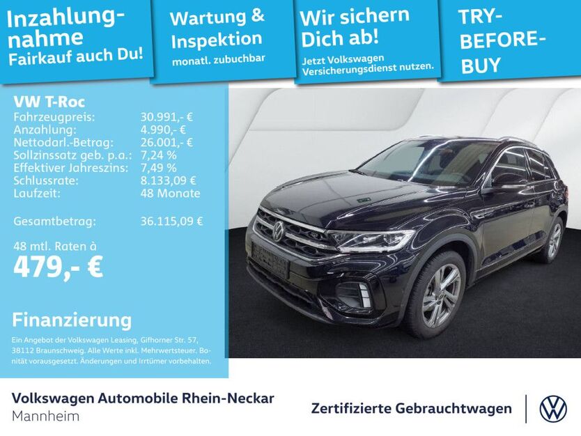 VW T-Roc 26.203 km 30.991 € Mannheim 68309