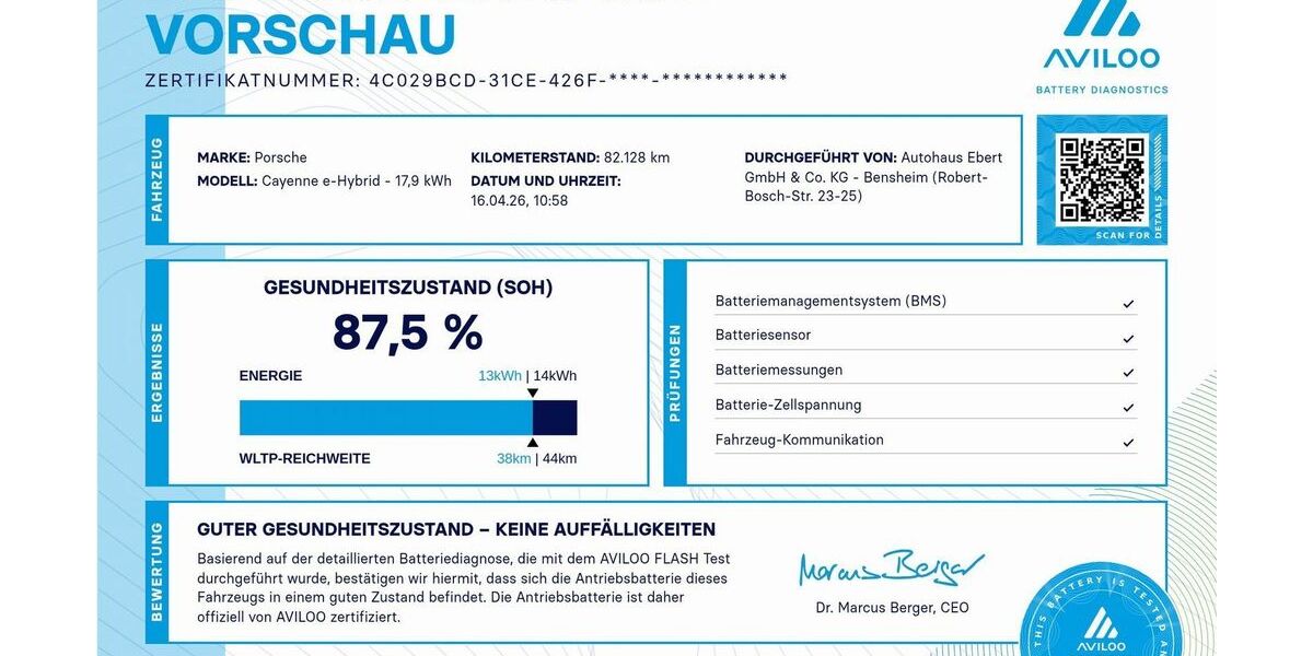 Porsche Cayenne 82.200 km 72.890 &euro; Bensheim 64625