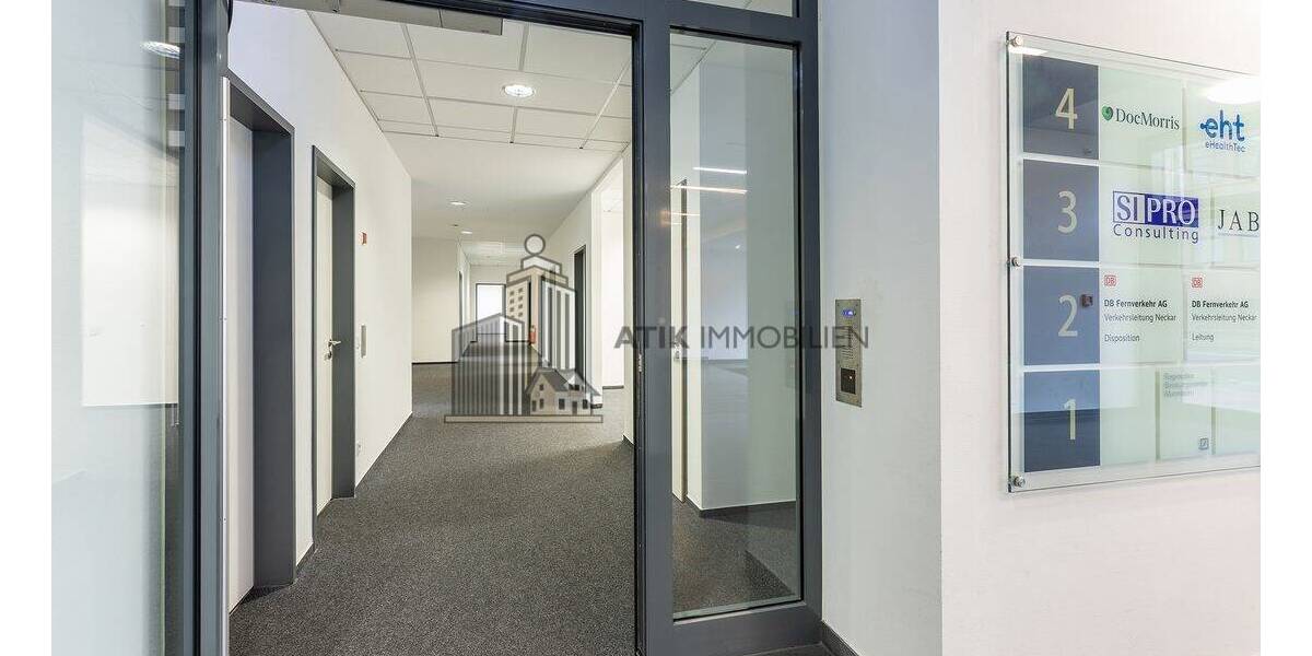 ATIK: Attraktive Büroeinheit im etablierten Glückstein-Quartier - lichtdurchflutet und repräsentativ - Gewerbeobjekt Mannheim / Lindenhof Lindenhof | Angebot:26267267